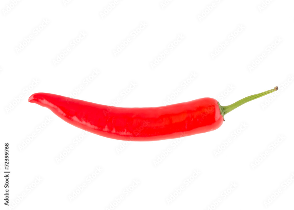 pepper red isolated