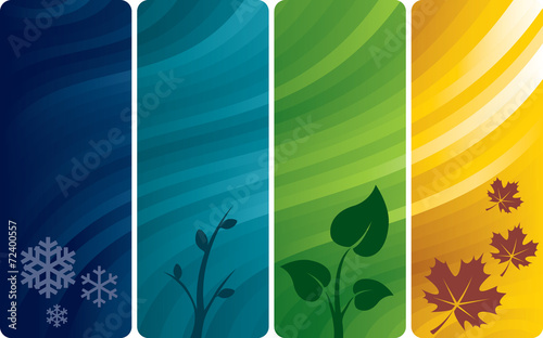 Fototapeta Naklejka Na Ścianę i Meble -  Four abstract backgrounds