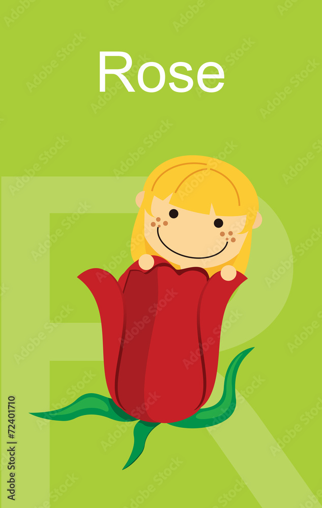 Obraz premium Character R Cartoons