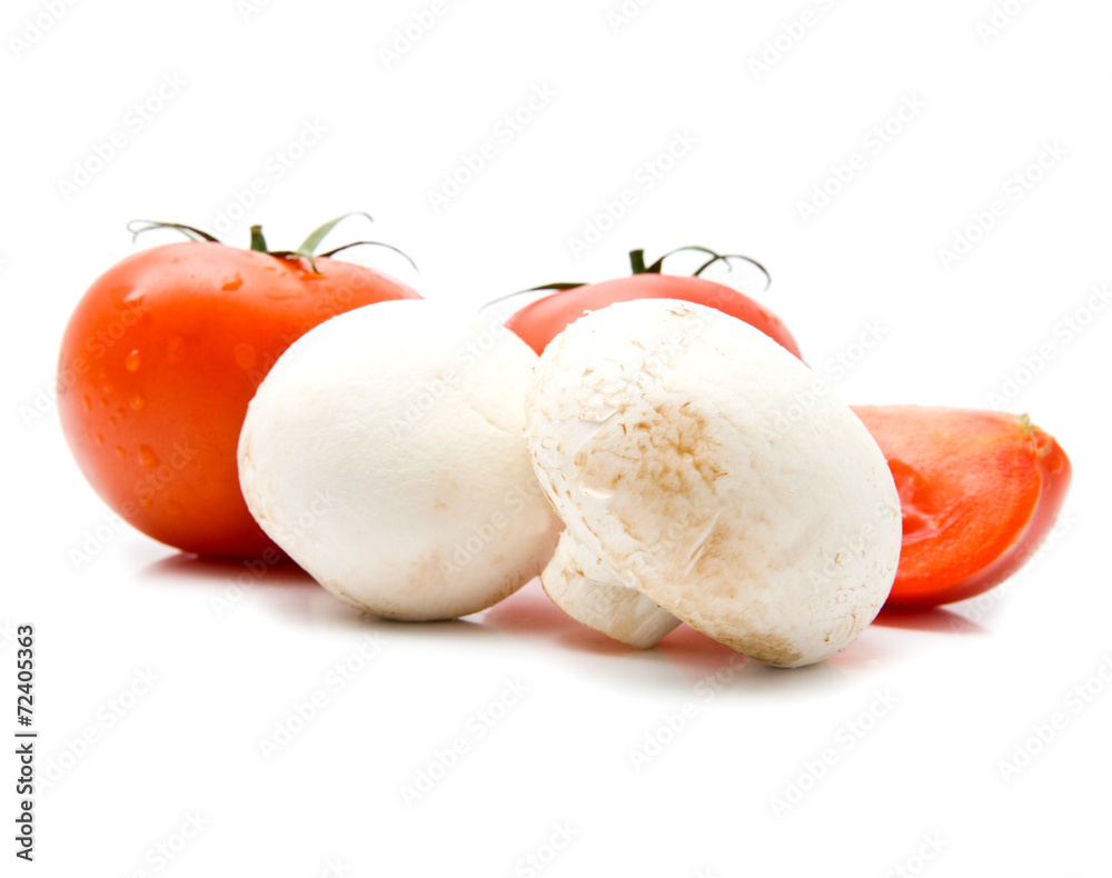 tomato and mushrooms tomato and mushrooms