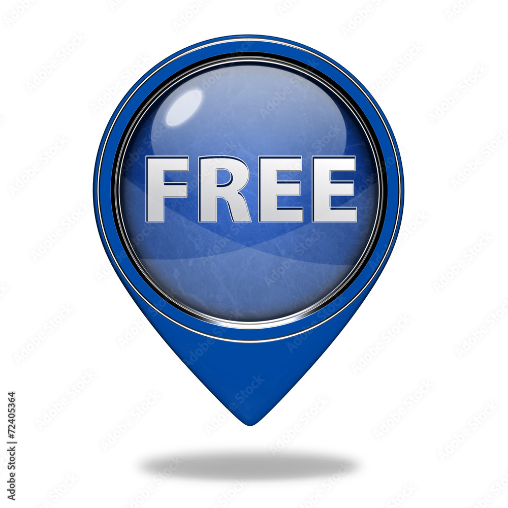 free pointer icon on white background free pointer icon on white background