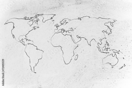 world map design: go global #72405539