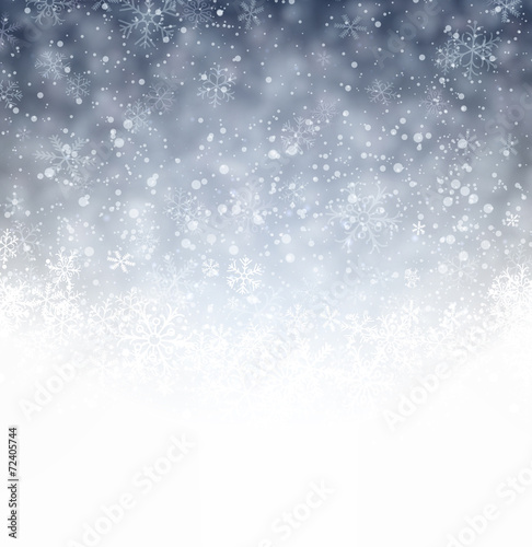 Wallpaper Mural Christmas silver abstract background. Torontodigital.ca