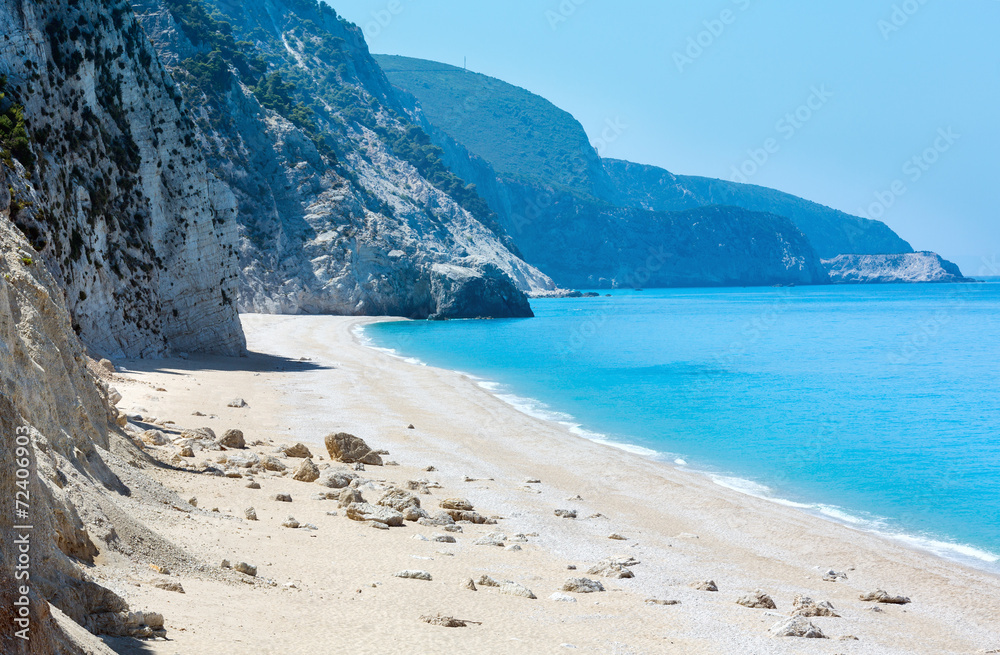 Fototapeta premium White Egremni beach (Lefkada, Greece)