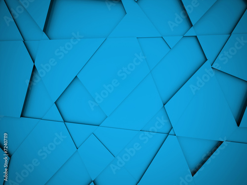 Blue triangle background