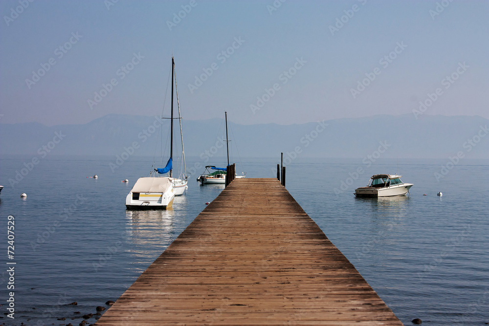 Fototapeta premium Berth on Tahoe lake