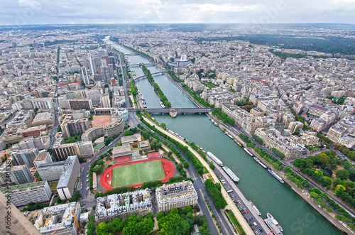 Paris  aerial view