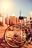 Bicycle and Manhattan view