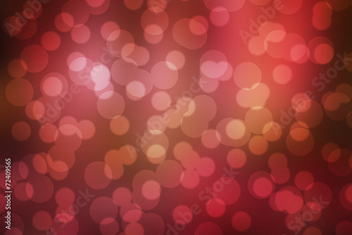 Red abstract bokeh