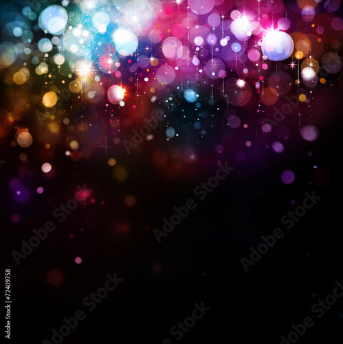 Colorful lights background.
