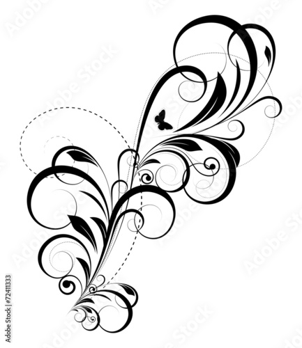 Ornate Flourish Design Art