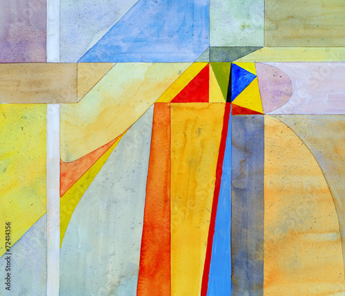 an abstract watercolor painting