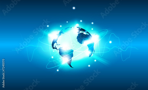 mondo, hi tech, sfondo, internet, comunicaizone