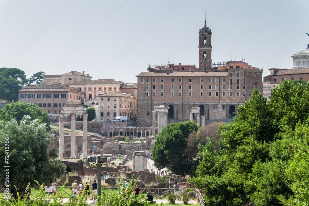 Rome - view over the historic city