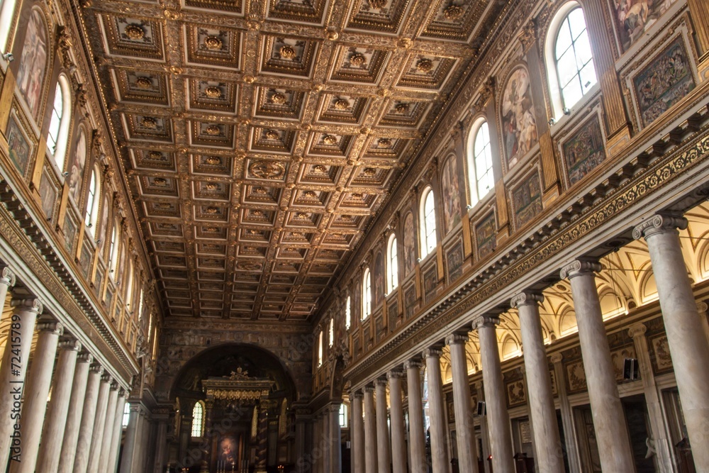 Santa Maria Maggiore basilica in Rome, Italy