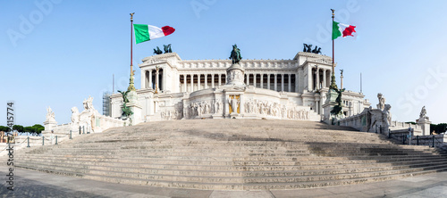 Canvas Print Famous Italian monument Vittorio Emanuele II in Rome