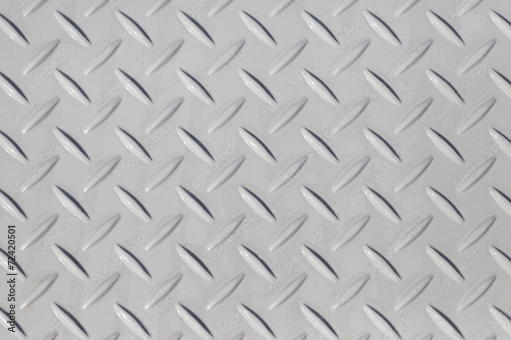 White diamond metal plate texture and background White diamond metal plate texture and background
