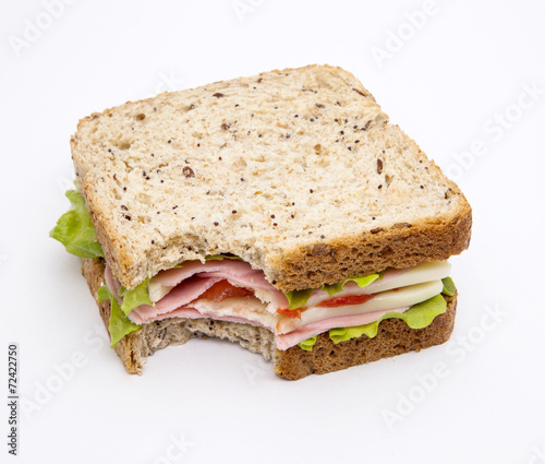 Bitten sandwich
