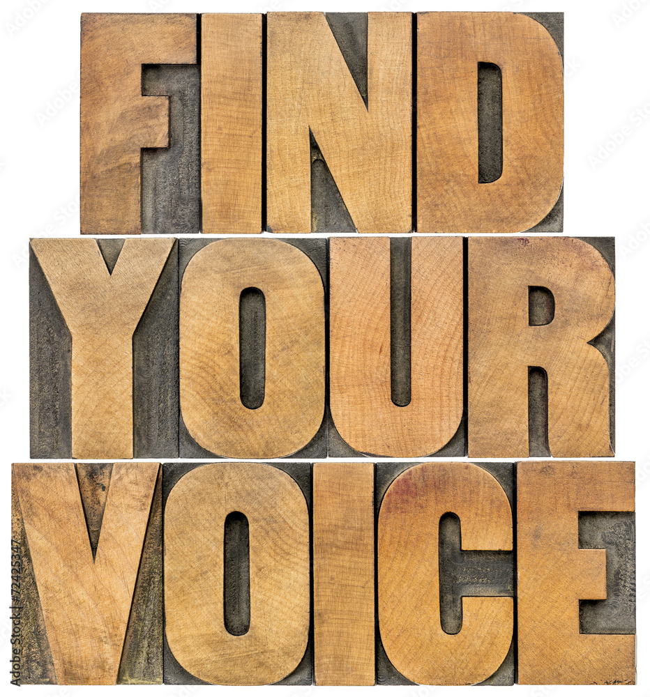 find your voice find your voice