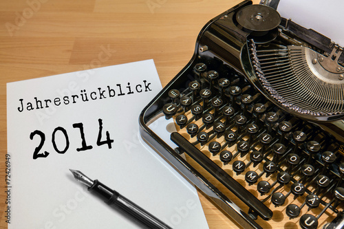 Alte Schreibmaschine, Jahresrückblick 2014