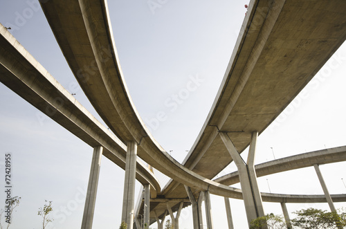 High way from under