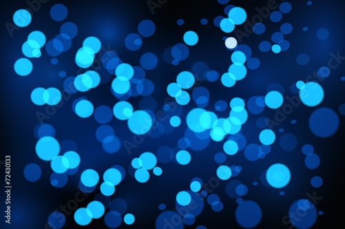 Abstract blue bokeh