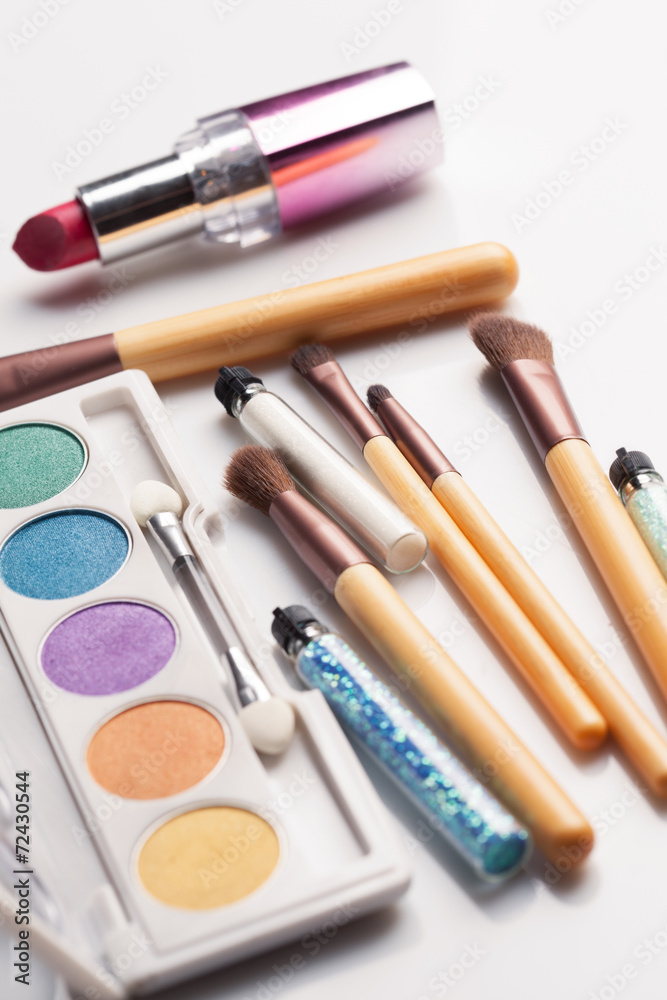 makeup brush and cosmetics makeup brush and cosmetics