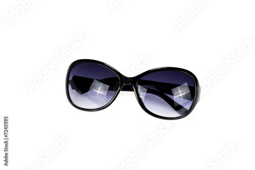 Sunglasses eyewear reflect in the mirror