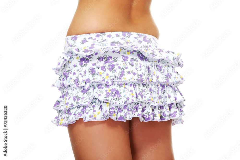 Lady in a short skirt Lady in a short skirt