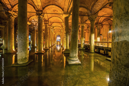 Photography Underground Basilica Cistern, Istanbul, Turkey