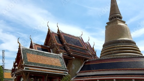 wat buddhist in bangkok thailand photo