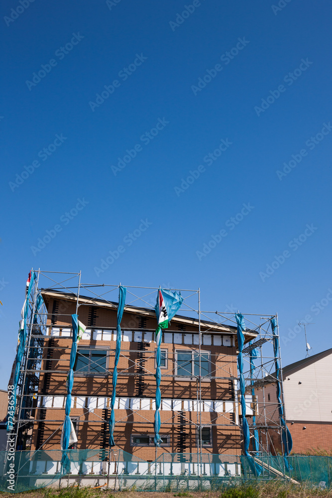 Fototapeta premium 住宅建設現場