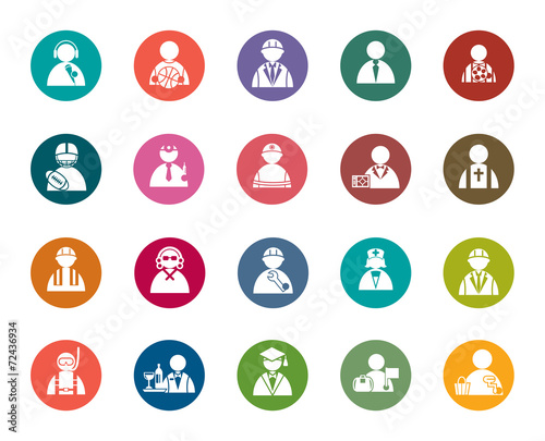 Occupation Color Icons