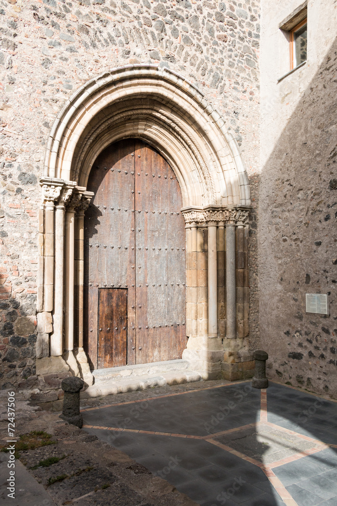 Ancient church door