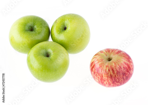apple fruit isolated on white background