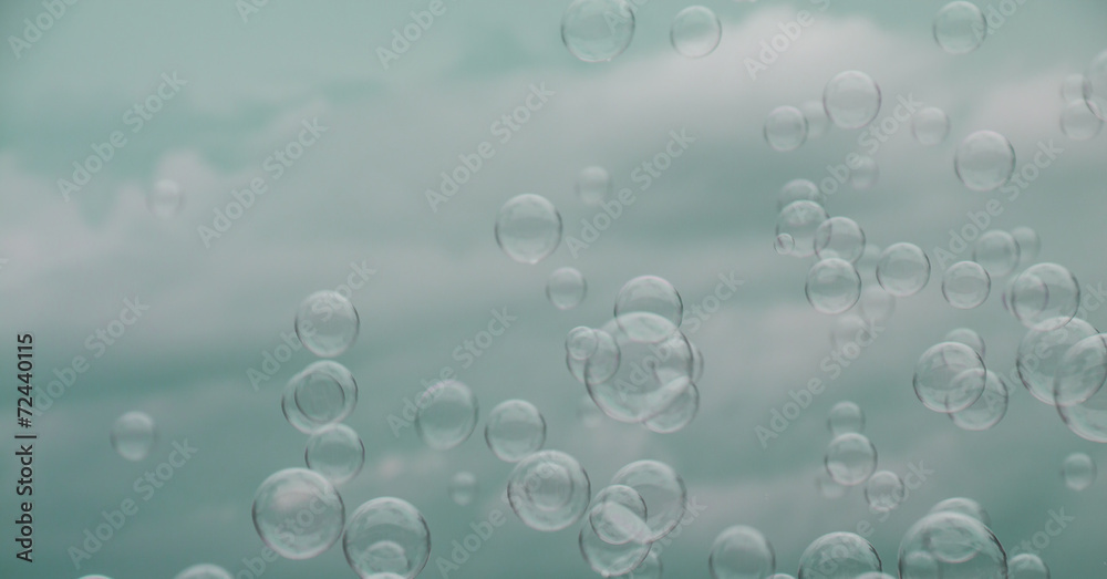 Beautiful abstract soap bubble background