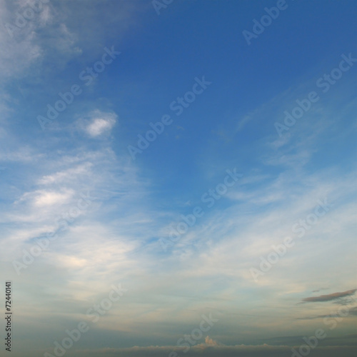 Fototapeta Naklejka Na Ścianę i Meble -  beautiful blue sky with light clouds