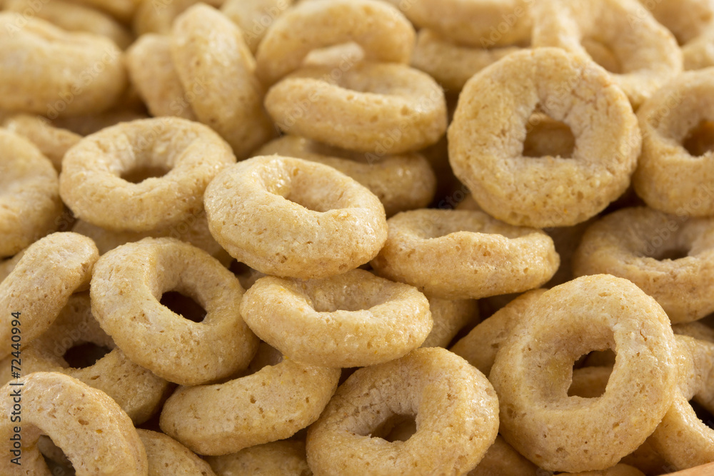 corn flakes rings as background corn flakes rings as background