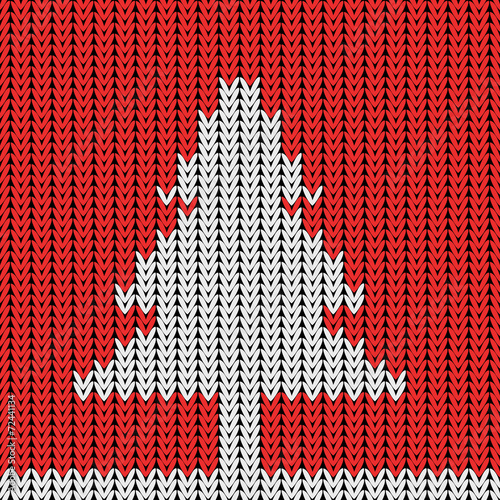 Knitted Christmas tree