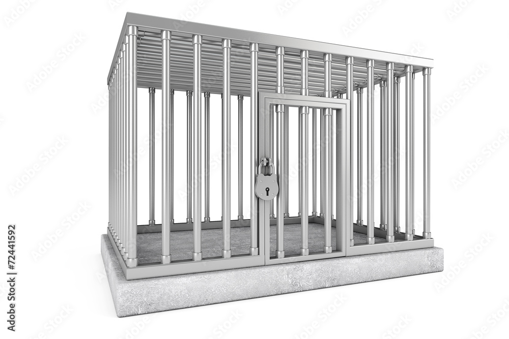 Metal Cage with Lock