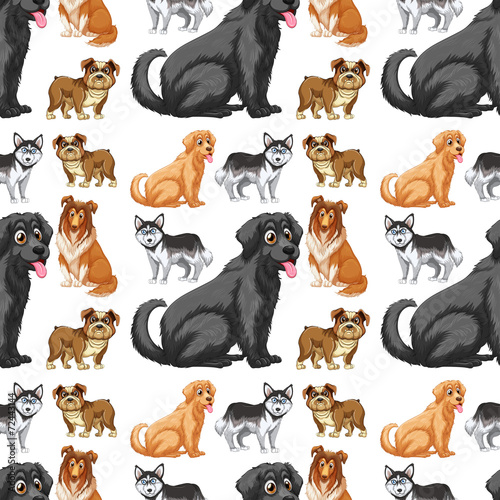 Seamless dog