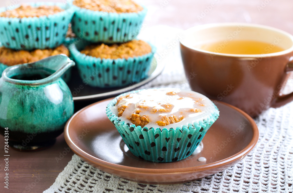 Pumpkin oat muffins Pumpkin oat muffins