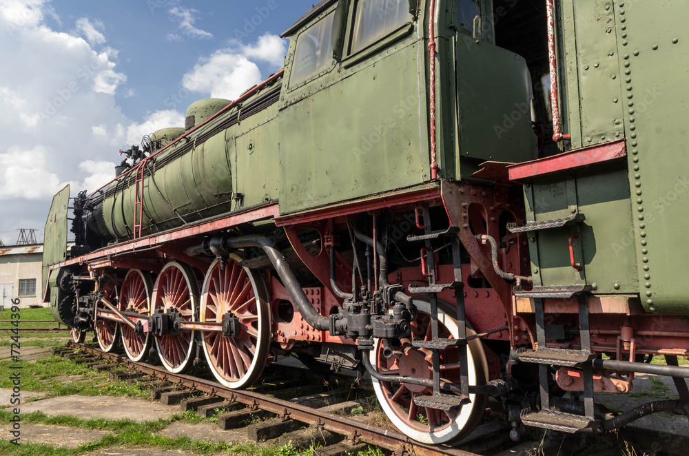 Old steam locomotive