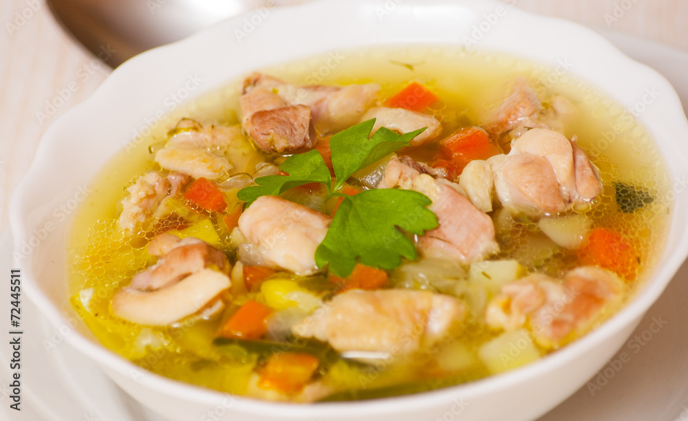 chicken soup with vegetables chicken soup with vegetables