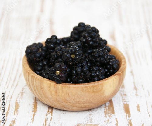 Bowl of Blackberries