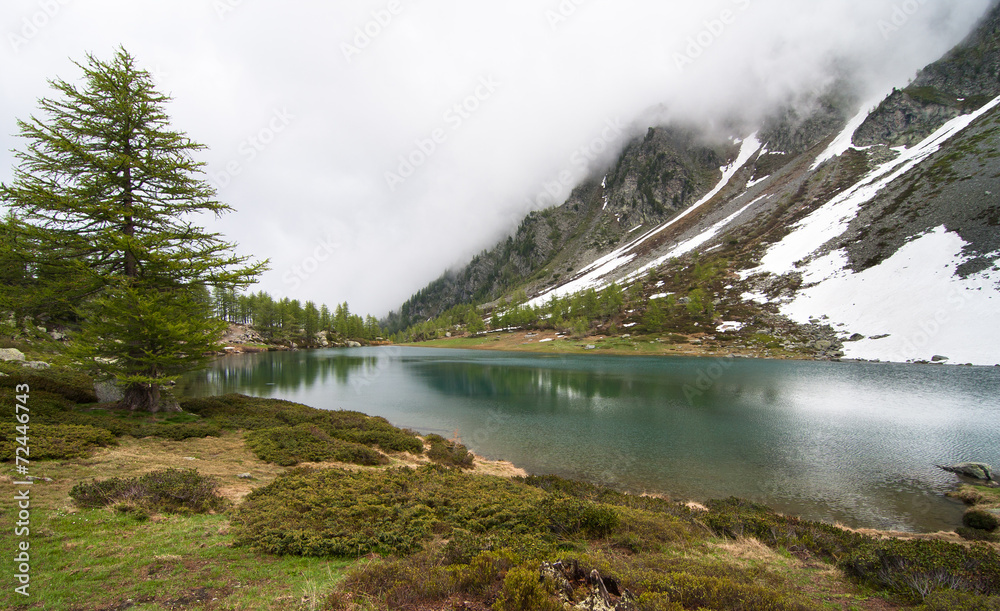 Valle d'Aosta lago d'Arpy