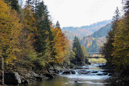Fall river scene