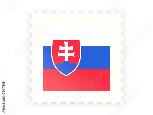 Postage stamp icon of slovakia