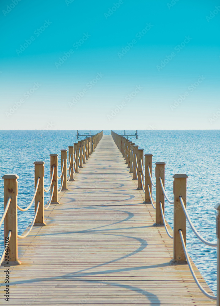 Fototapeta premium Pier over Waters