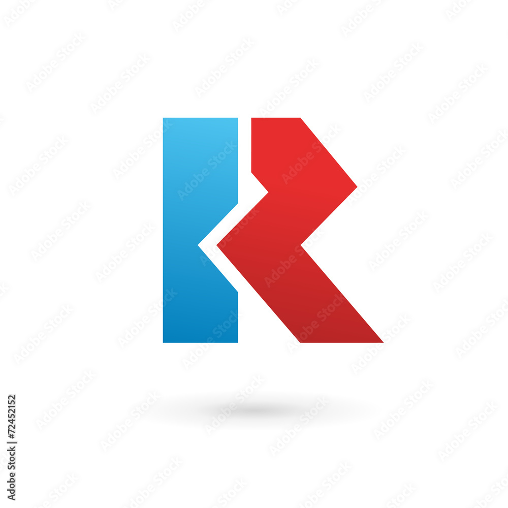 Letter R logo icon design template elements